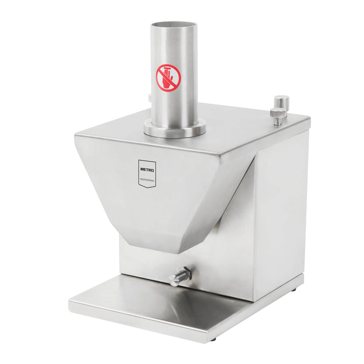 METRO Professional elektr. Currywurstschneider GWS1000, 135 W, Edelstahl, 33 x 19 x 24 cm, silber