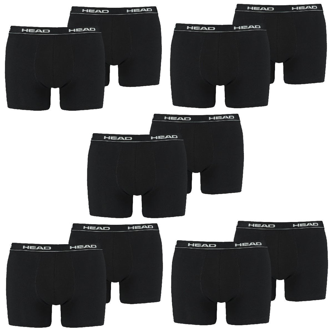HEAD 10 er Pack Herren Boxer Boxershorts Basic Pant Unterwäsche, Bekleidungsgrösse:S, Farbe:200 - Bl