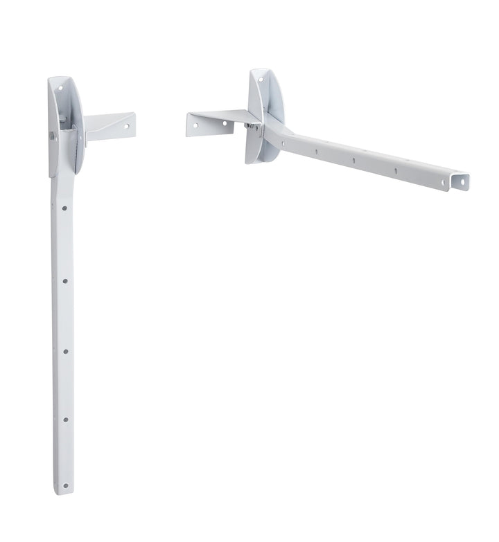Sauvic 89420 Wäscheständer für die Wand, weiss, klappbarer 54 cm.