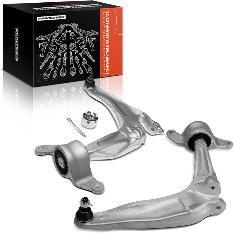 Frankberg 2x Querlenker Vorderachse Unten Kompatibel mit Civic VIII Hatchback FN FK 1.3L-2.2L 2005-2