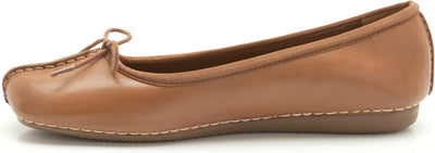 Clarks Damen Freckle Ice Ballerinas 43 EU Dark Tan Lea, 43 EU Dark Tan Lea