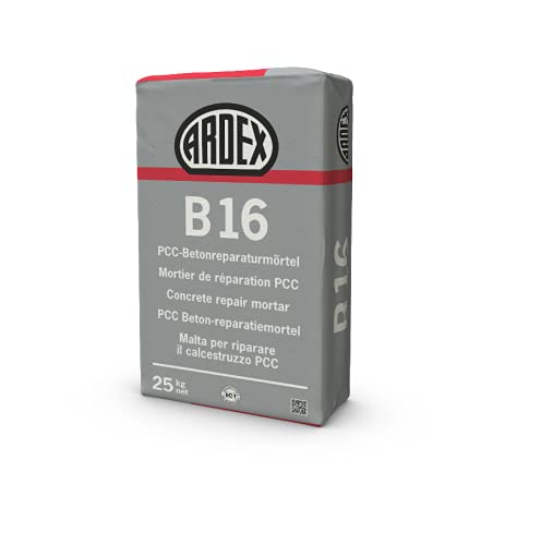 ARDEX B 16 Beton-Reparaturmörtel mit Korrosionsschutz 25Kg Beton-Mörtel für Innen & Aussen
