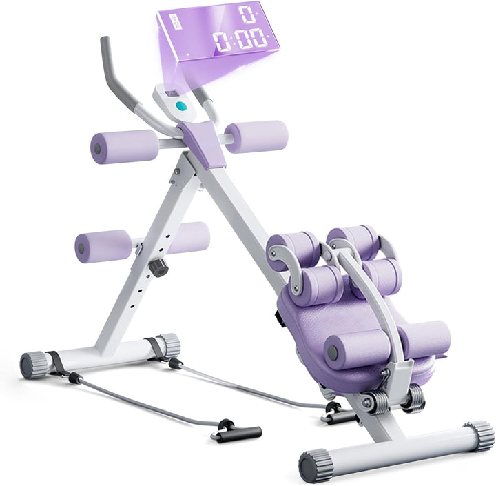 4-in-1 Bauchtrainer für Zuhause, Verstellbare Bauchmuskeltrainer, Faltbare Bauchmuskeln Trainingsger