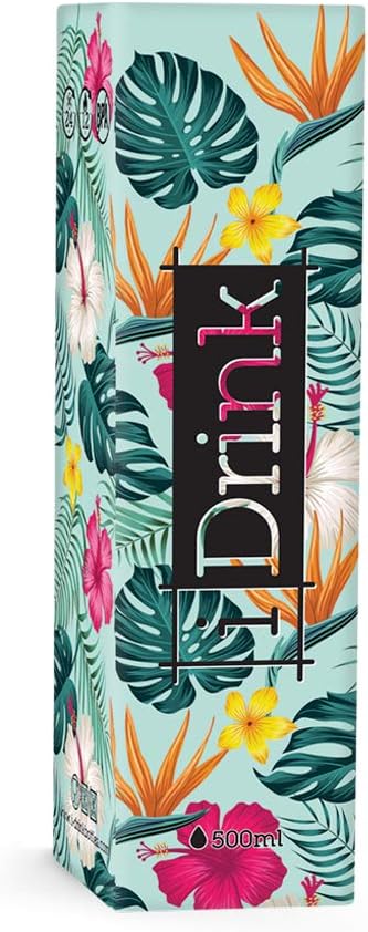 IDRINK - Revolutionäre Kids Thermosflasche, 2 Wände, Edelstahlflasche, Fassungsvermögen 350 ml Kids