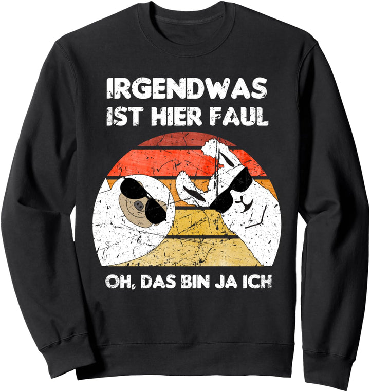 IRGENDWAS IST HIER FAUL, LUSITGES FAULTIER LAMA ALPAKA Sweatshirt