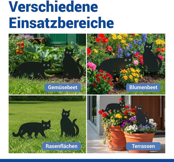 WENKO Vogelschreck Katzen, 2er Set