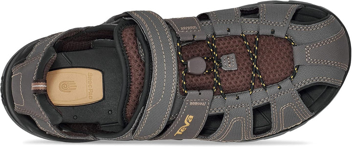 Teva Herren Forebay Sport-& Outdoor Sandalen 41 EU Braun Turkish Coffee Tkcf, 41 EU Braun Turkish Co