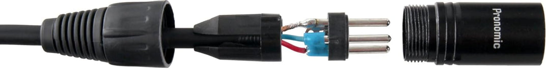 Pronomic Stage XFXM-100 Mikrofonkabel - Hochwertiges symmetrisches Audiokabel mit stabilen XLR-Steck