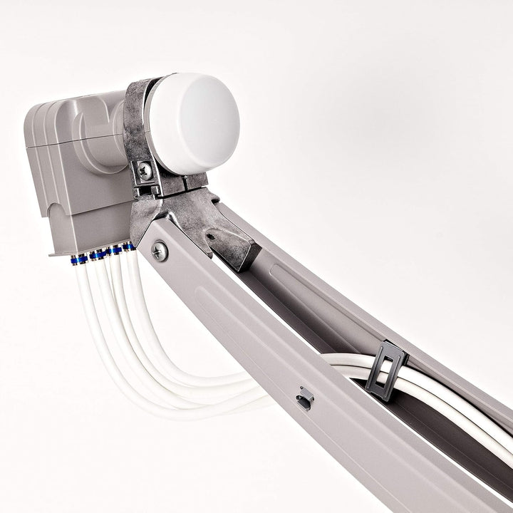 Fuba DAA 780 W Aluminium-Satelliten-Parabolantenne (38,50 dB, Grosse 78 cm) weiss weiss 78 cm, weiss