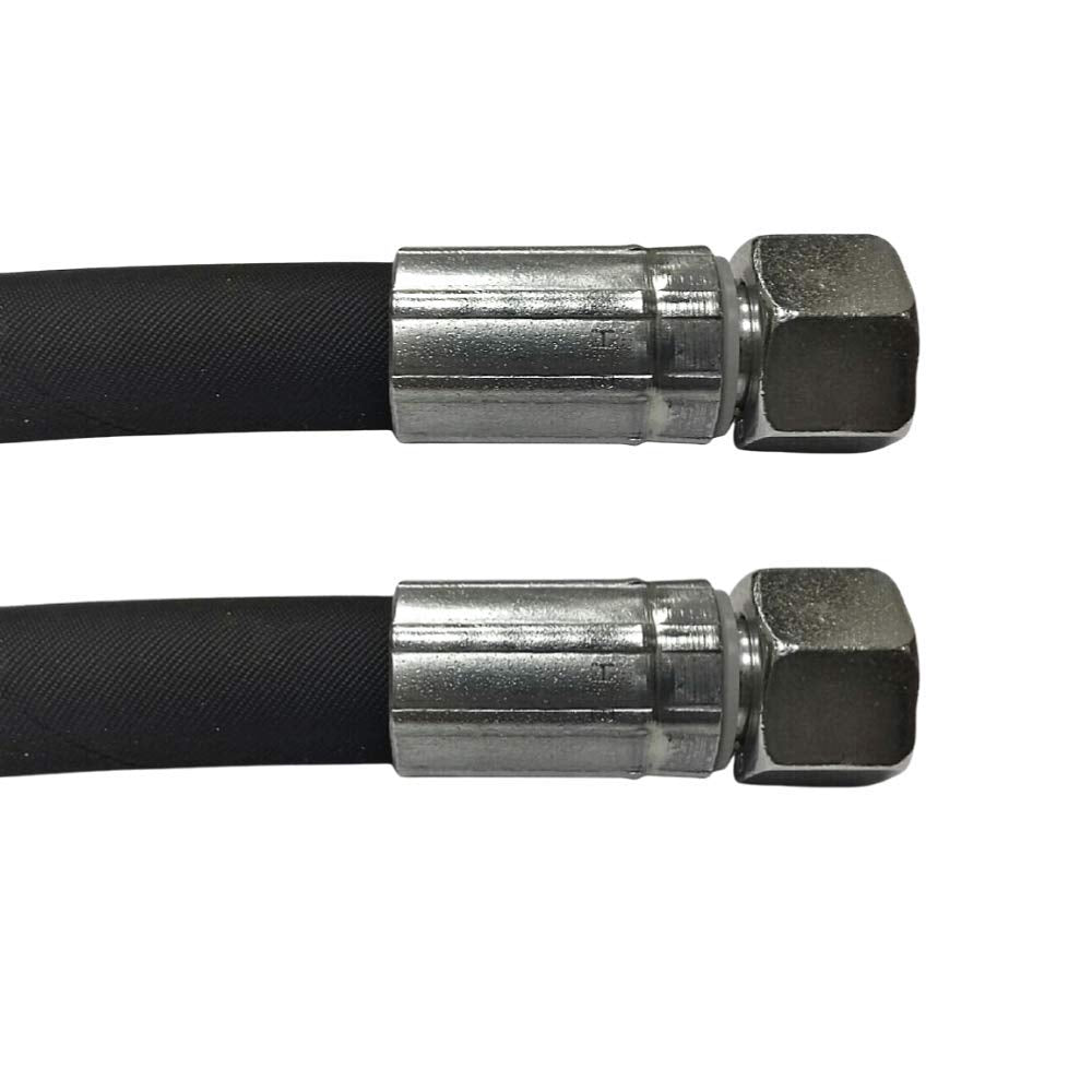 Hydraulikschlauch 4000mm 1SN DN12(13) 15L | Gewinde M22x1.5 | DKOL - DKOL | Nenndruck 160bar | Hydra