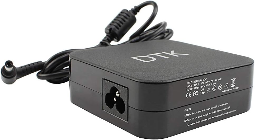 DTK® Ladegerät 19V 4,74A 90W Notebook Laptop Ladekabel AC Netzteil für ASUS Toshiba Medion Lenovo St