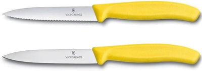 Victorinox, Swiss Classic, Profi Gemüsemesser-Set, Extra Scharfe Klinge, Rostfreier Stahl, Robuster