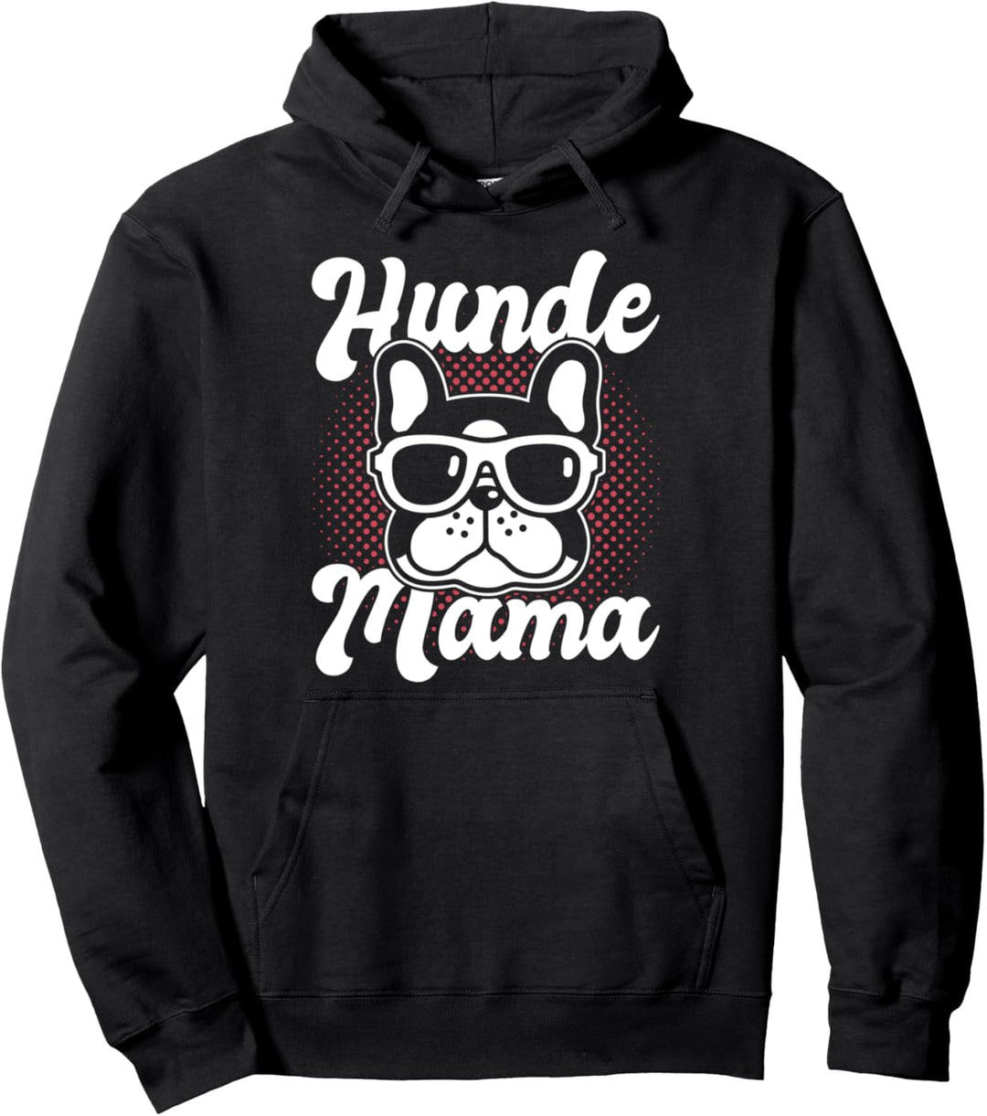 Hunde Mama Geschenk zum Muttertag Französische Bulldogge Pullover Hoodie