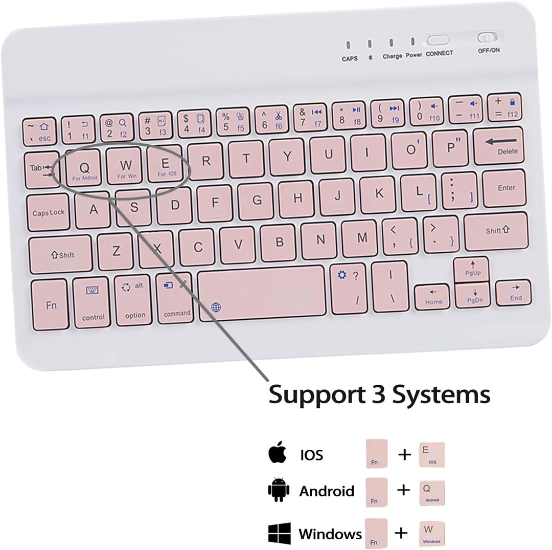 Tastatur hülle für iPad mini A17 Pro/mini6 8.3" Hülle mit Tastatur magnetische abnehmbare QWERTY für