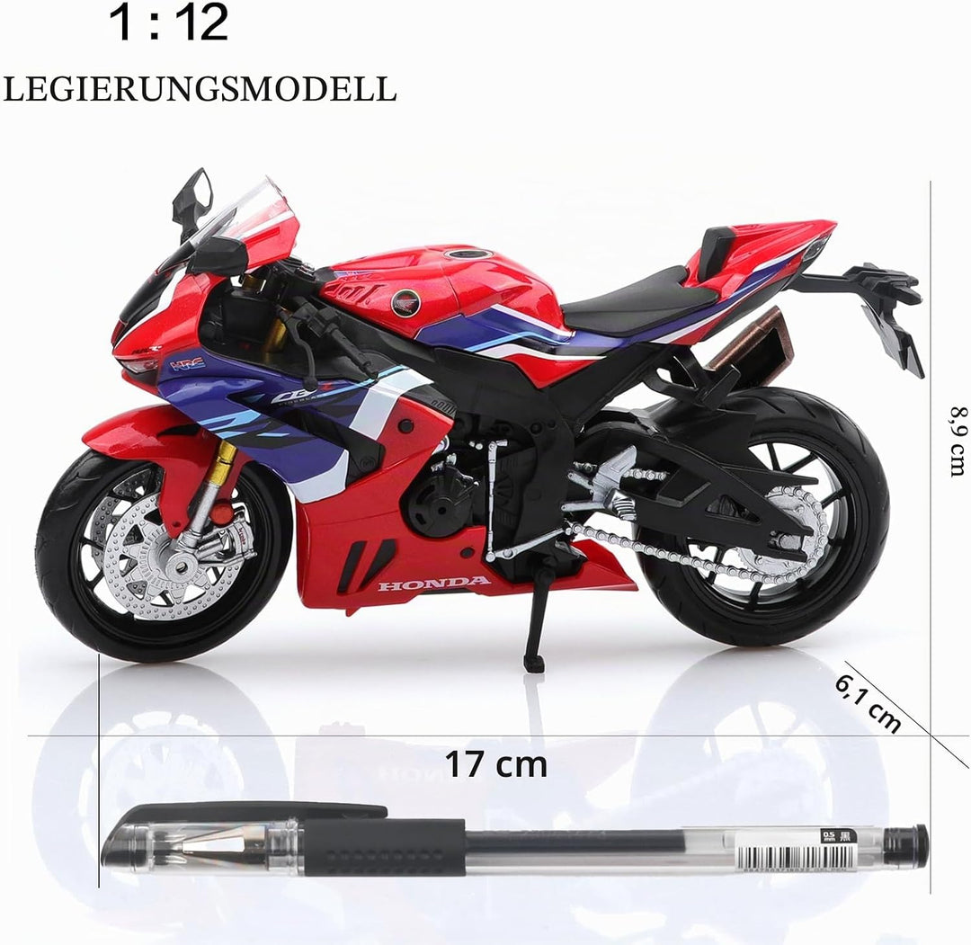TOKAXI 1/12 Massstab Honda CBR 1000RR Diecast Spielzeugmotorräder, Honda Motorradmodell, CBR1000RR M