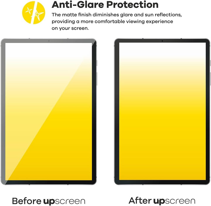upscreen Panzerfolie Matt Entspiegelungs-Schutzfolie für Samsung Galaxy Tab S7 FE (im Querformat) -