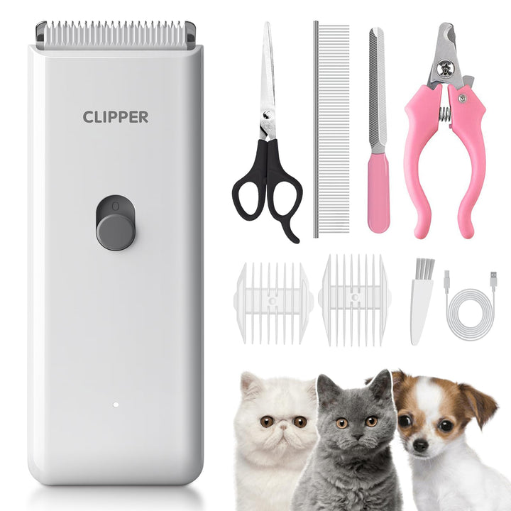 ENSSU Hundeschermaschine für dichtes Fell, wiederaufladbare Hundeschermaschine Katzenpflege Trimmer,