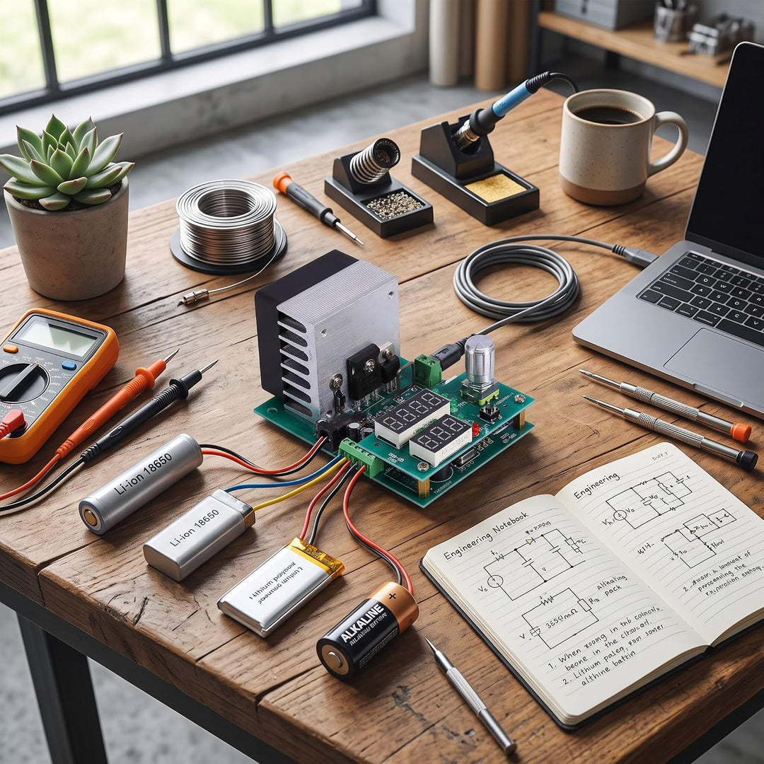 FTVOGUE 9.99A 30V Konstantstrom Elektronisches Lastmodul Multifunktions-Batteriekapazität Entladungs