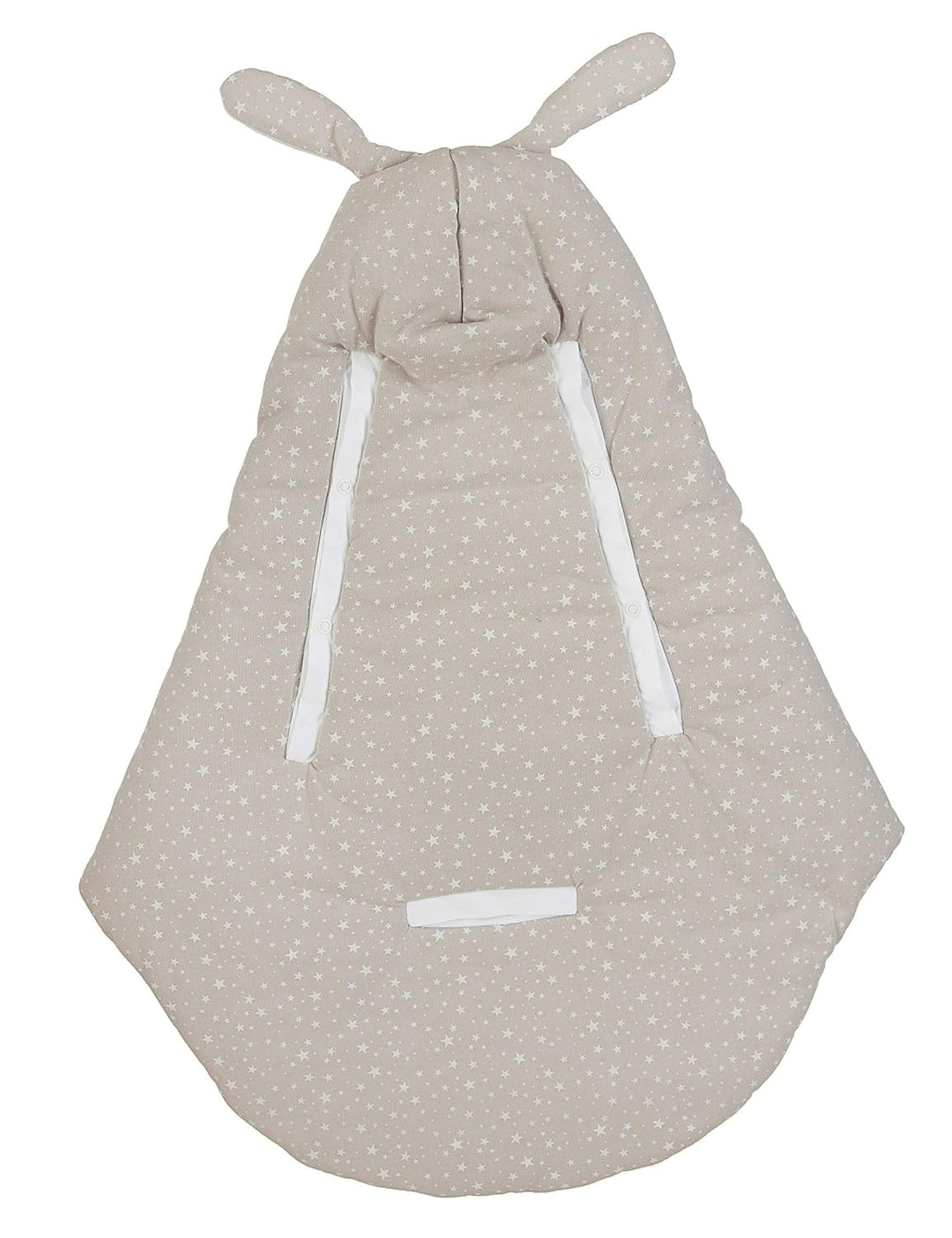Sterntaler Einschlagdecke Schaf Stanley, Wattiert, Alter: Für Babys ab der Geburt, 75 x 90 cm, Grau