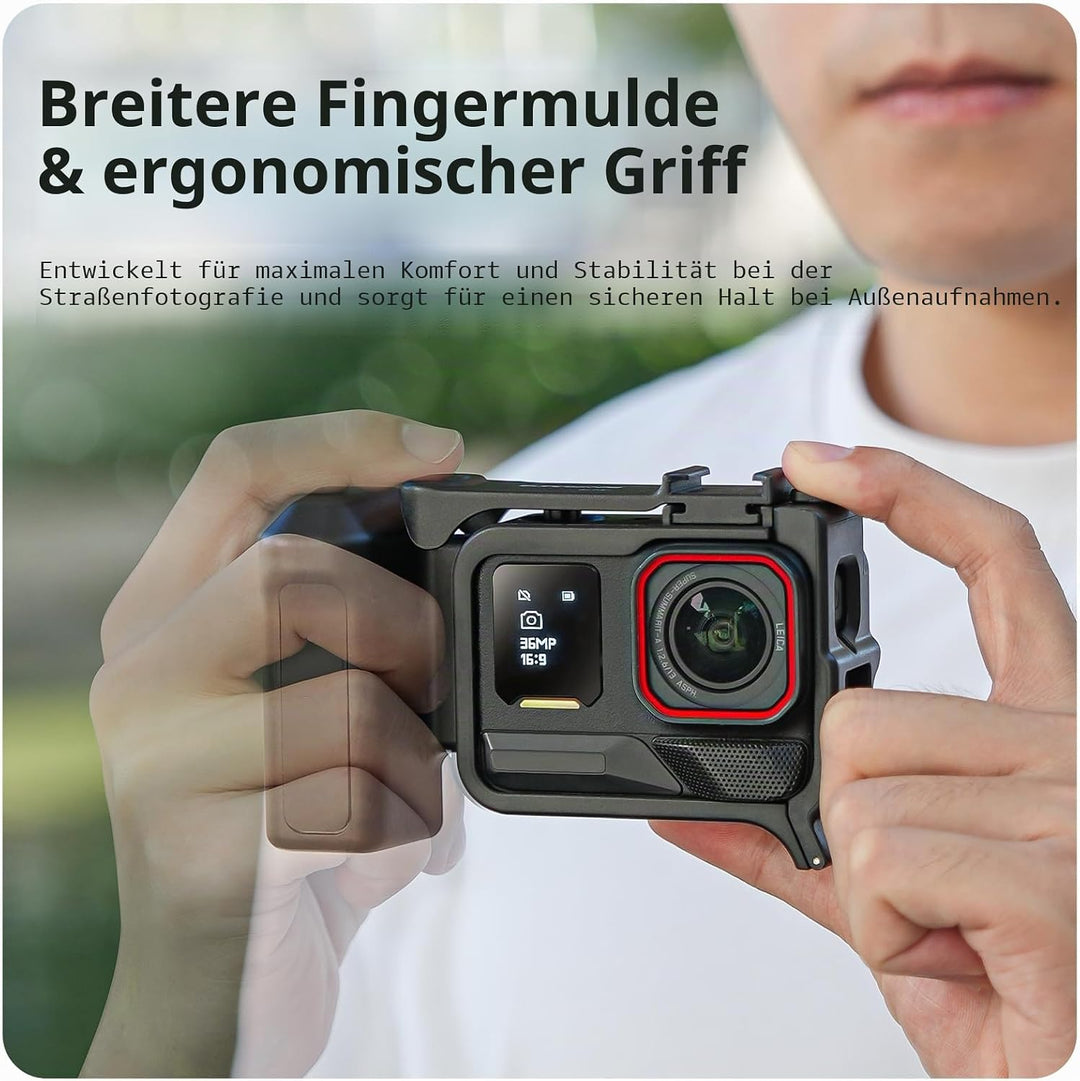 Gdraco Xplorer Grip Kit für Insta360 Ace Pro/2 Seitengriff Griff für Insta360 Ace Pro 2/Ace Pro