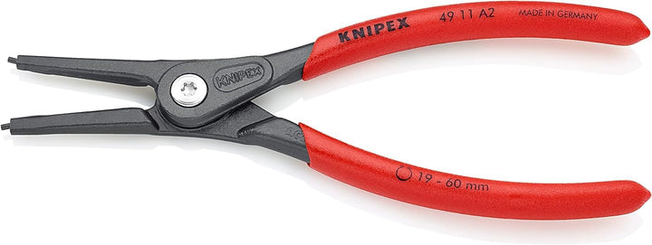 KNIPEX Präzisions-Sicherungsringzange für Aussenringe auf Wellenmit rutschhemmendem Kunststoff überz