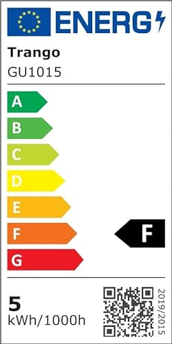 Trango 6er Set LED Einbaustrahler 6729-069B Einbauleuchten Deckenstrahler aus rostfreiem Aluminum in