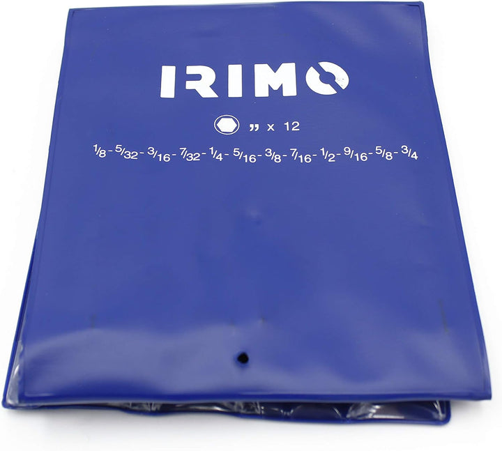 Juego 12 llaves hexagonaleseses pavonadass 1/8-3/4"