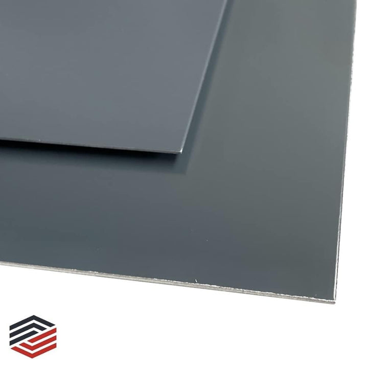 Winkelleiste Anthrazit, 2000mm Alu Kantenschutz Anthrazitgrau, 90x55 mm Schenkelinnenmass aus Alu Ra