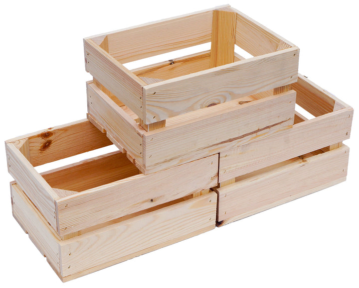 Kistenkolli Altes Land kleine geflammte Kiste Frieda Masse ca 30x22x16cm Weinkiste Aufbewahrungskist