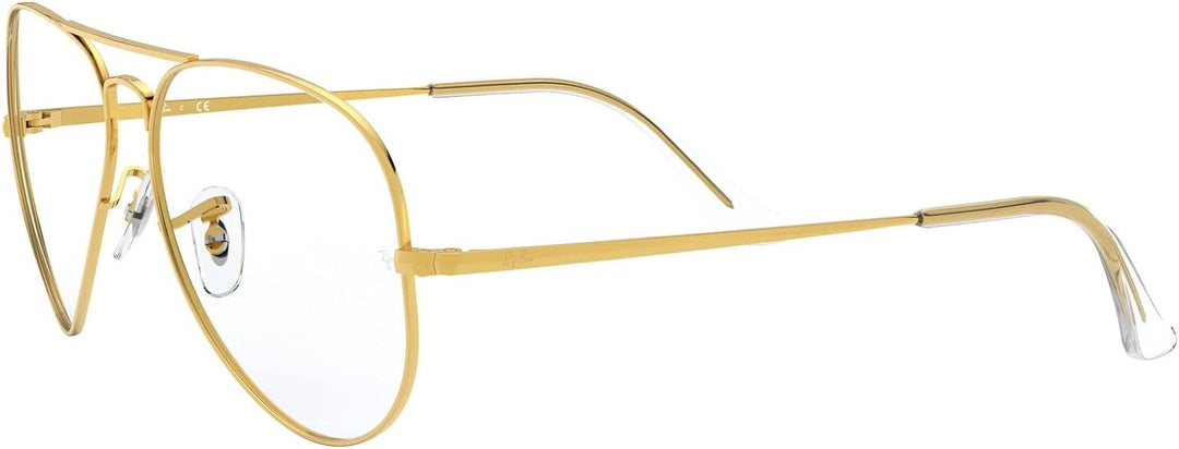 Ray-Ban Unisex AVIATOR-0RX64893086, Legend Gold, 55