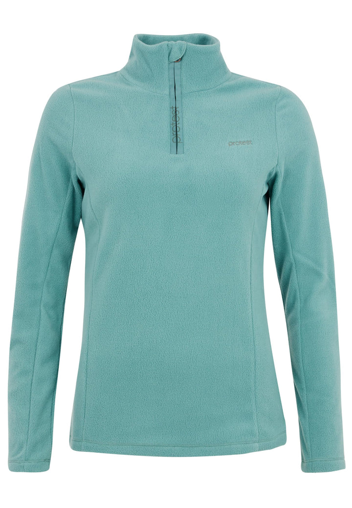 Protest Damen 1/4-reissverschluss MUTEZ XXL Crocodile Green, XXL Crocodile Green
