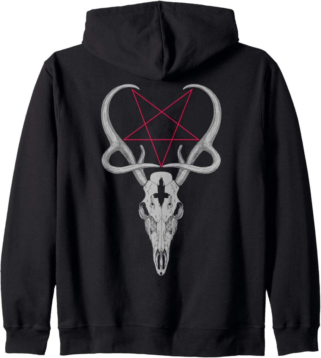 Death Metal Satanismus | Pagan Occult Goth Gothic Pentagram Kapuzenjacke