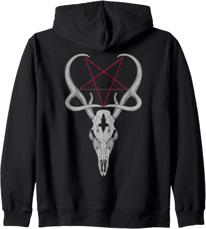 Death Metal Satanismus | Pagan Occult Goth Gothic Pentagram Kapuzenjacke
