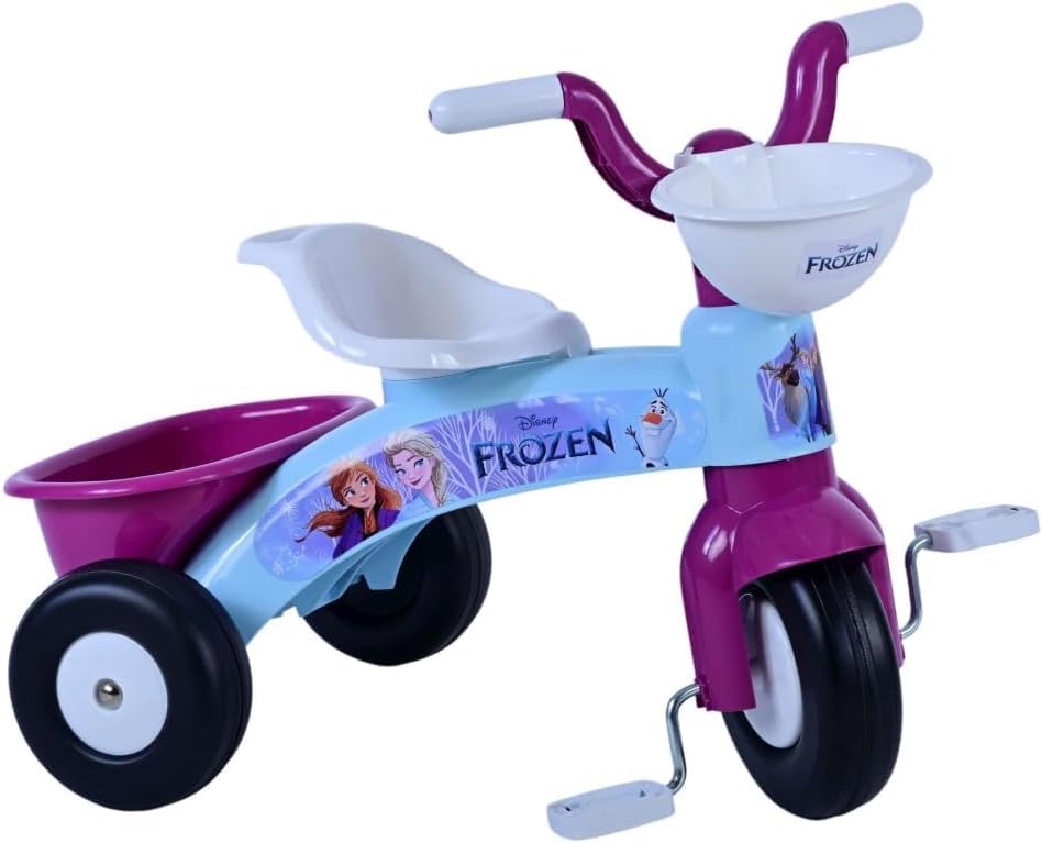 Frozen Dreirad mit Korb und Spielzeugkiste für Kinder ab 1 Jahr