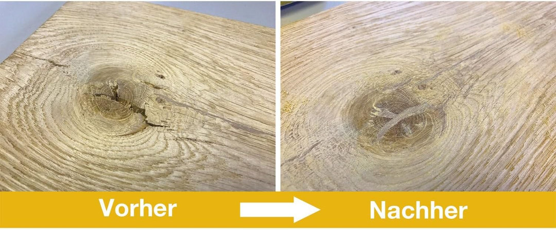 STUBAI WoodRepair Astfüller für Holzschäden 150mm, 8 Stäbe, Eiche