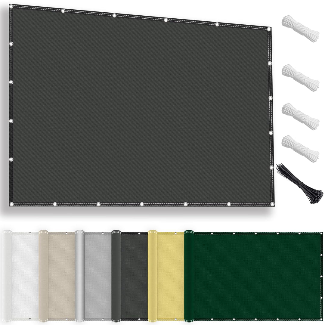 Sonnensegel wasserdicht rechteckig 2x3M, Sonnenschutz Terrasse UV-Schutz, wetterfest, ohne Bohren, 1