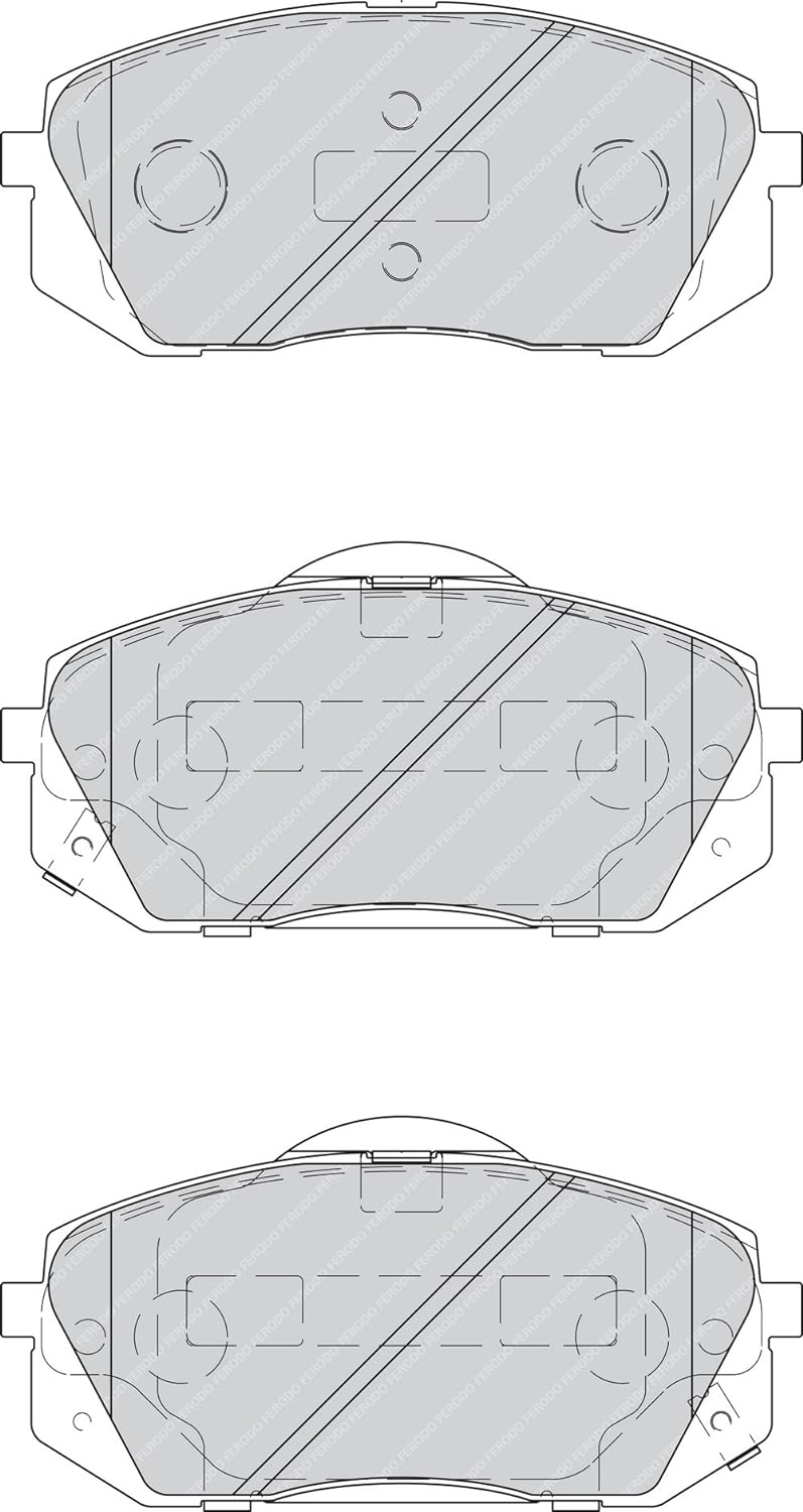 Ferodo FDB4194 PREMIER Bremsbelagsatz, Scheibenbremse - (4-teilig) - (4 Stück)