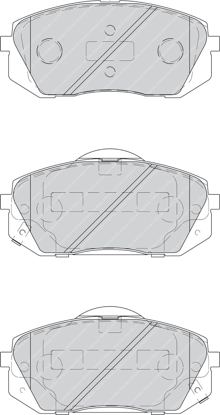 Ferodo FDB4194 PREMIER Bremsbelagsatz, Scheibenbremse - (4-teilig) - (4 Stück)