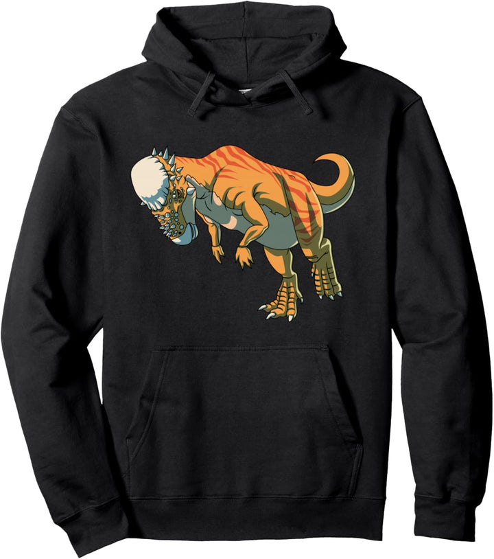 Realistischer Pachycephalosaurus Dinosaurier lustig Pullover Hoodie