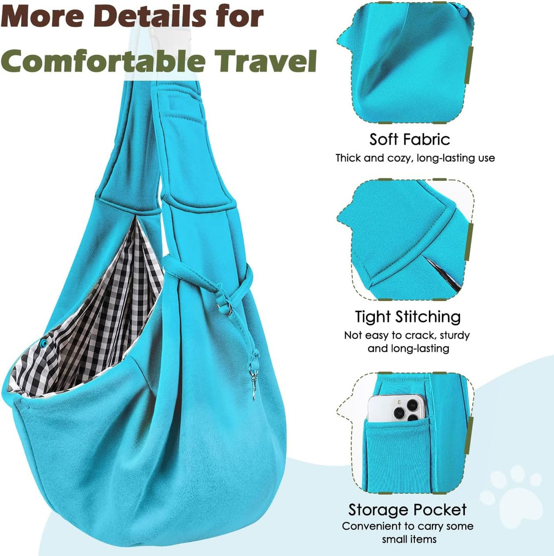 Pawaboo Hundetragetasche, Tragbare Haustier Hundetasche mit Verstellbare Schultergurt,Outdoor Reise