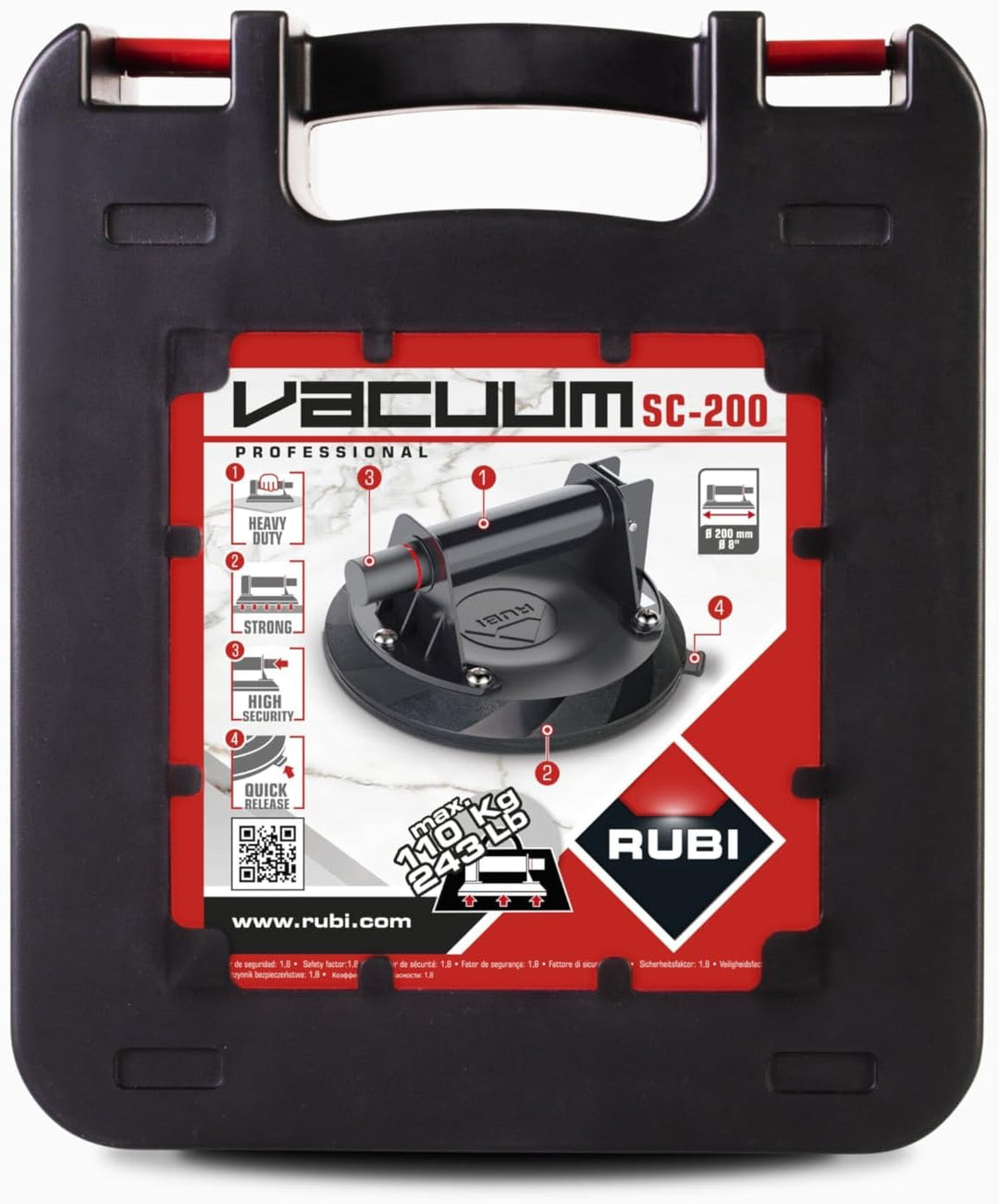 Ventouse pompe a vide 200 RUBI - 18919
