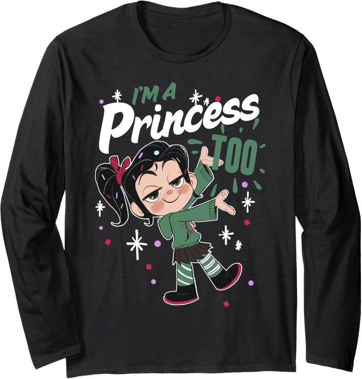 Disney Wreck-It Ralph 2 Vanellope I'm A Princess Too Langarmshirt