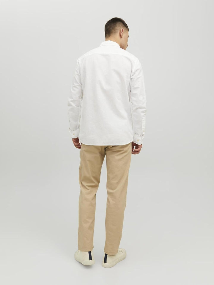 JACK & JONES Herren Hemd XL Weiss, XL Weiss