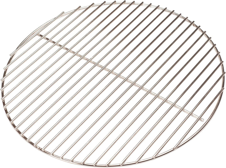 Edelstahl Grillrost rund 45 cm für 47 cm Kugelgrills - Kompatibel mit Weber Original Kettle 47 cm, W