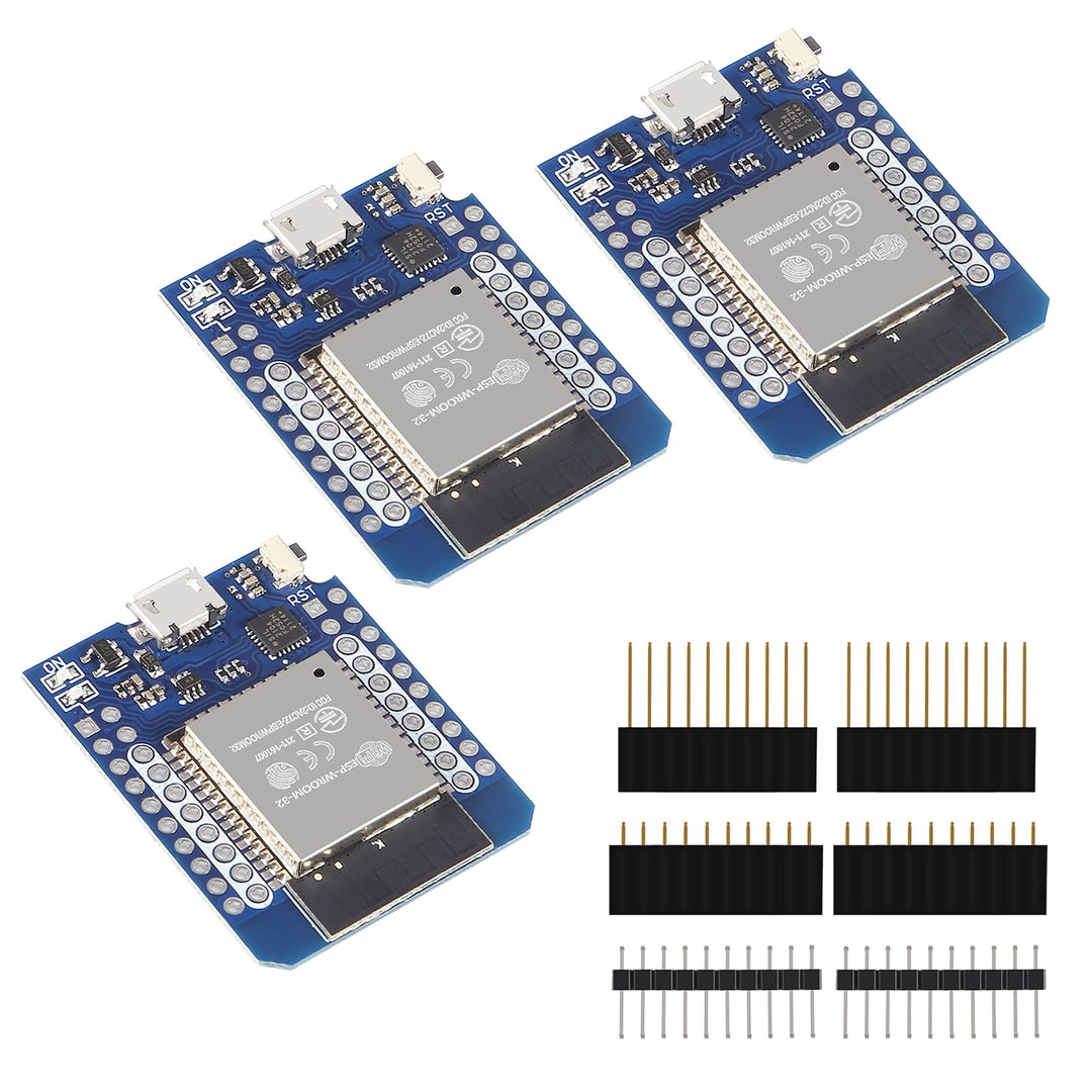ALMOCN 3 Stück ESP32 ESP-WROOM-32 WLAN WLAN Bluetooth IoT Entwicklungsplatine 5 V kompatibel für Ard