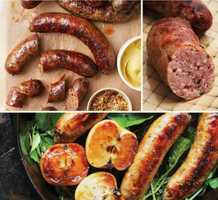JasCherry 2.5 LB Wurstmaschine Wurstfüller aus Edelstahl mit Feste Halterung - Vertikal Wurstfüllmas