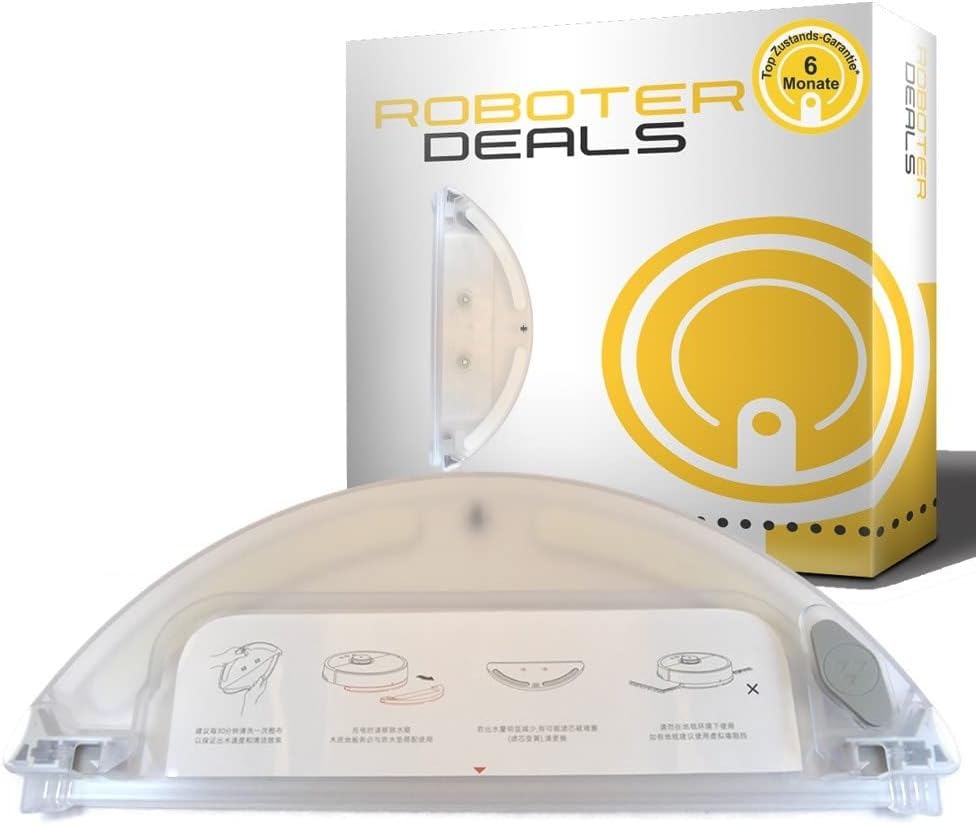 Roboter Deals - Wassertank, Wischbehälter, Ersatz- Wasserbox inkl. Pad für Roborock S6 Staubsaugrobo