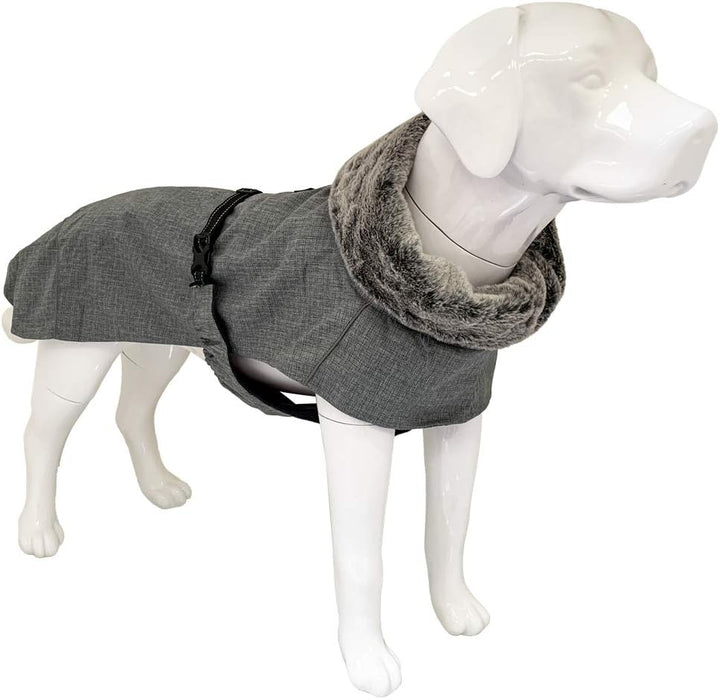 Croci Hiking Hundemantel, wasserdicht, für Hunde, gefüttert, Wintermantel, Thermofutter, Everest Gre