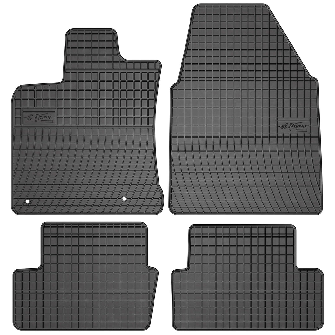 M MOTOS Gummimatten Auto Fussmatte passt für Nissan Qashqai I 2006-2013 Verbessern Sie Ihren Reiseko