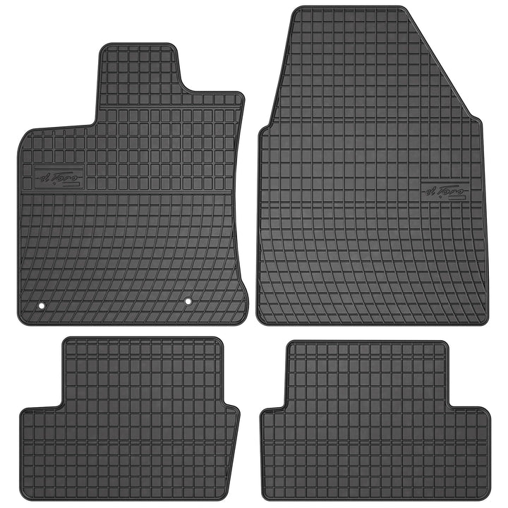 M MOTOS Gummimatten Auto Fussmatte passt für Nissan Qashqai I 2006-2013 Verbessern Sie Ihren Reiseko